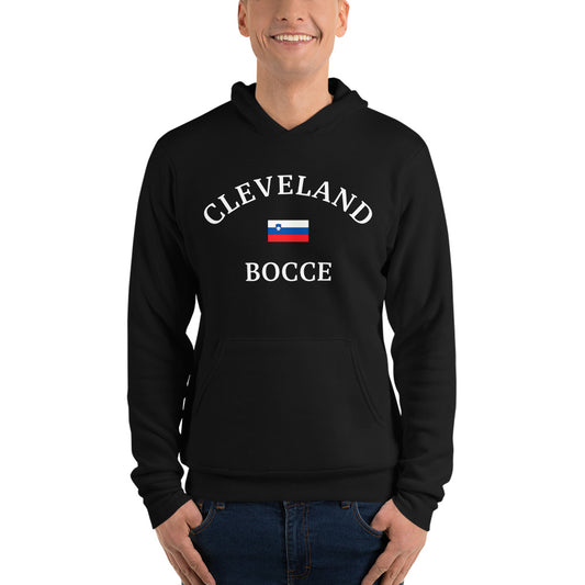 Cleveland Bocce Fleece Hoodie - Slovenia Flag