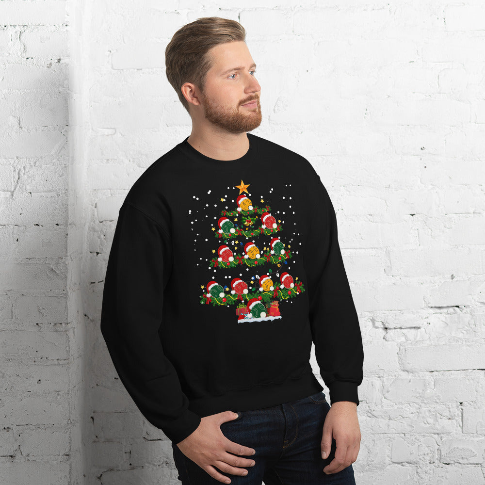 Bocce Christmas Tree Crewneck