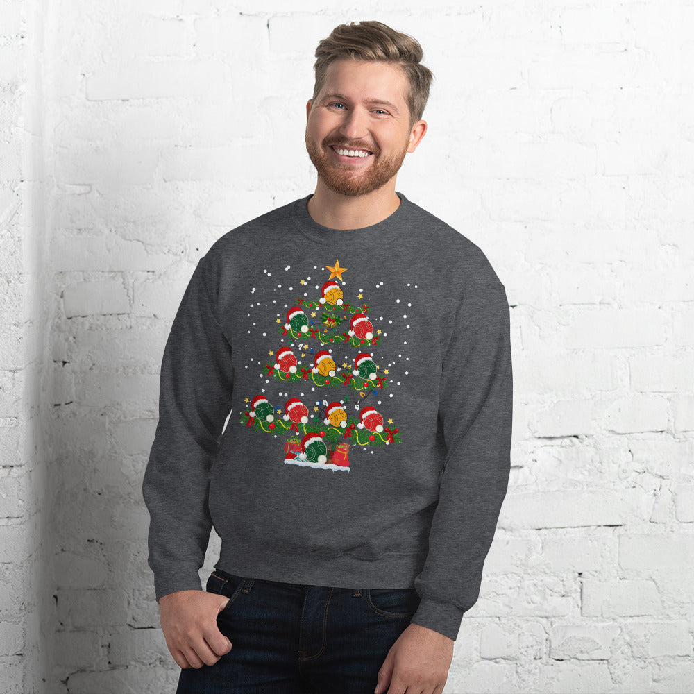 Bocce Christmas Tree Crewneck