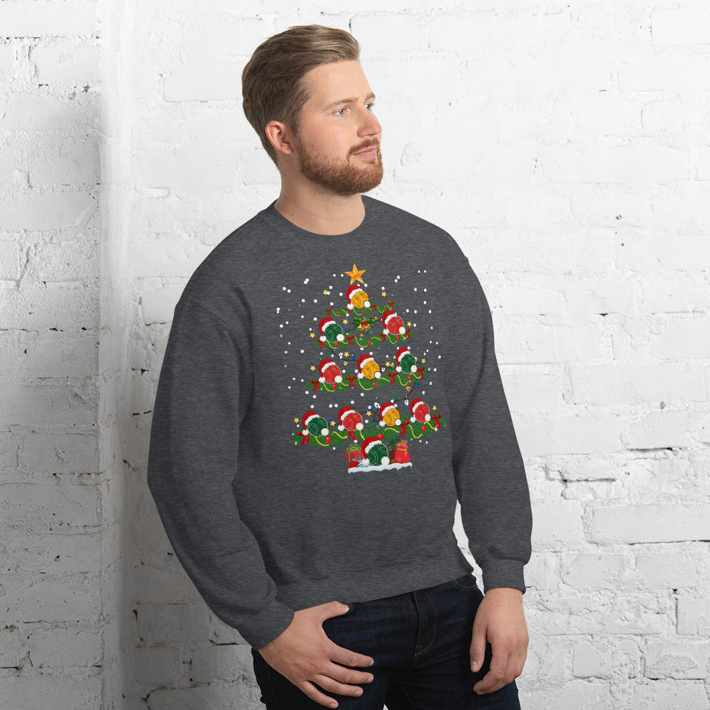 Bocce Christmas Tree Crewneck