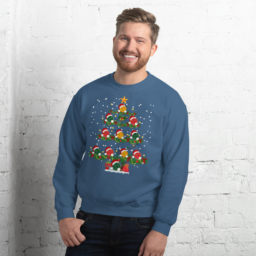 Bocce Christmas Tree Crewneck