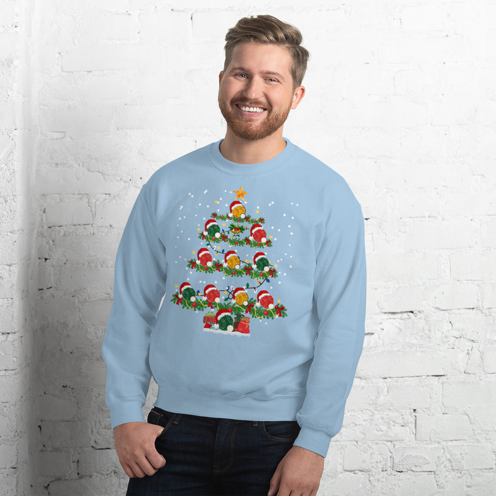 Bocce Christmas Tree Crewneck