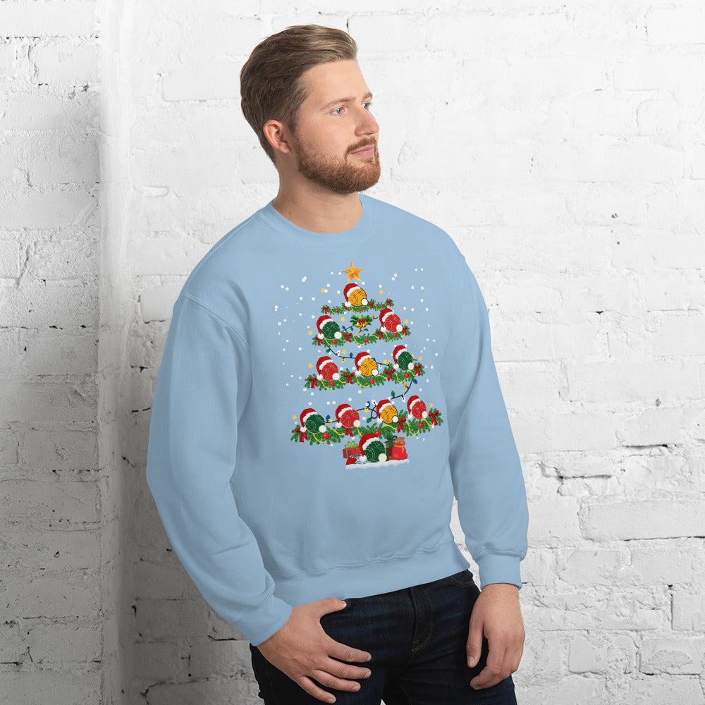 Bocce Christmas Tree Crewneck