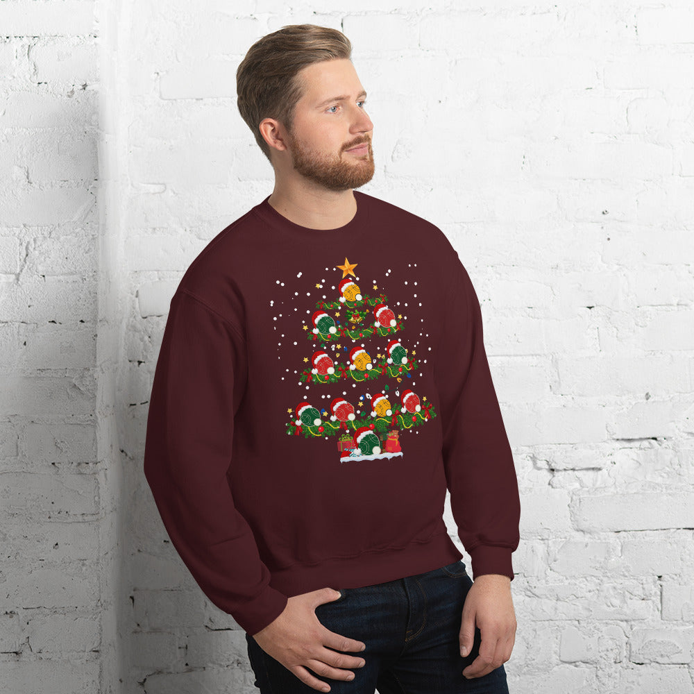 Bocce Christmas Tree Crewneck