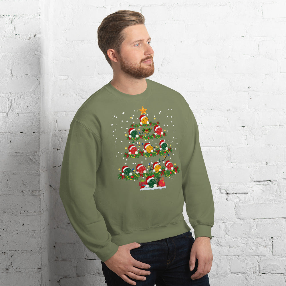 Bocce Christmas Tree Crewneck
