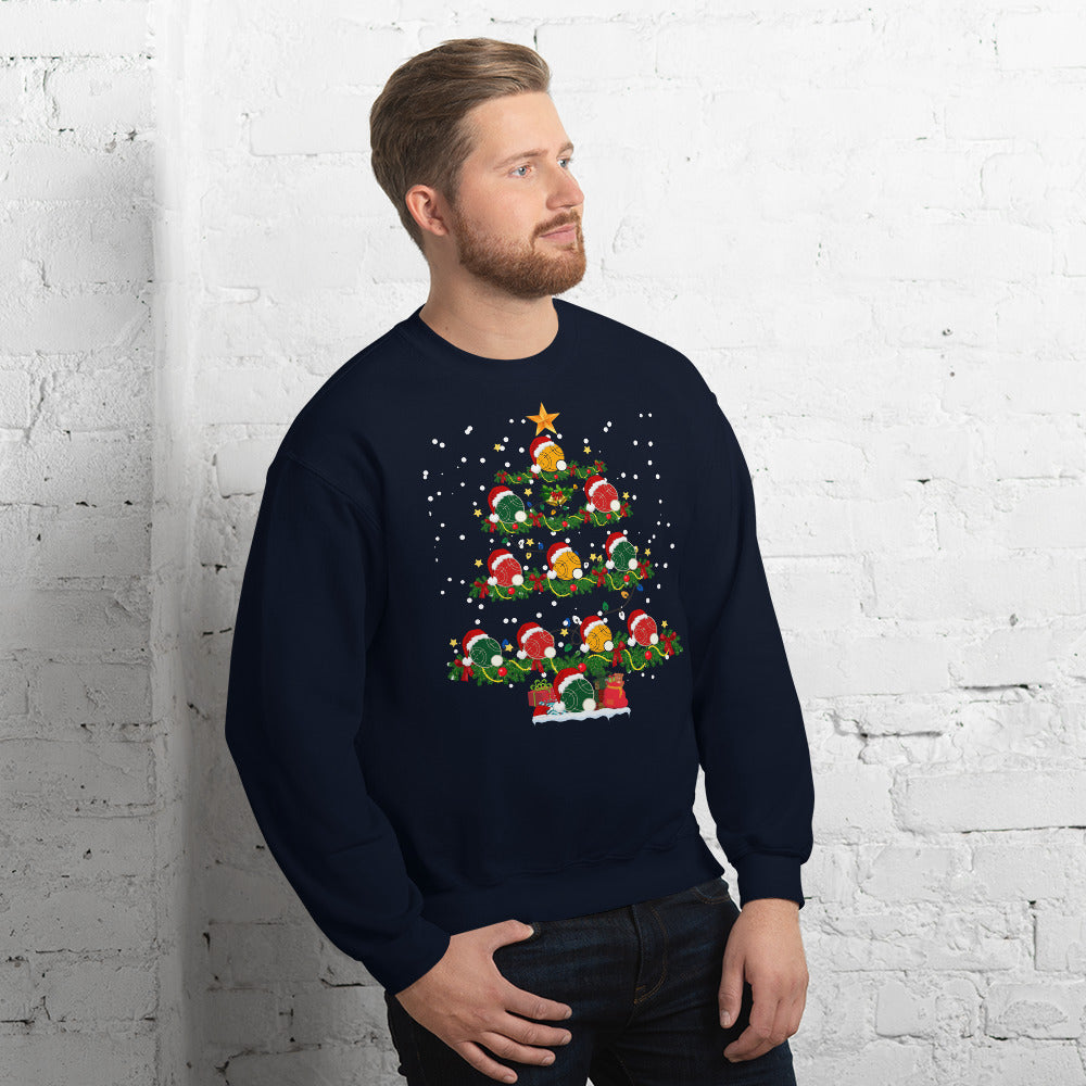 Bocce Christmas Tree Crewneck