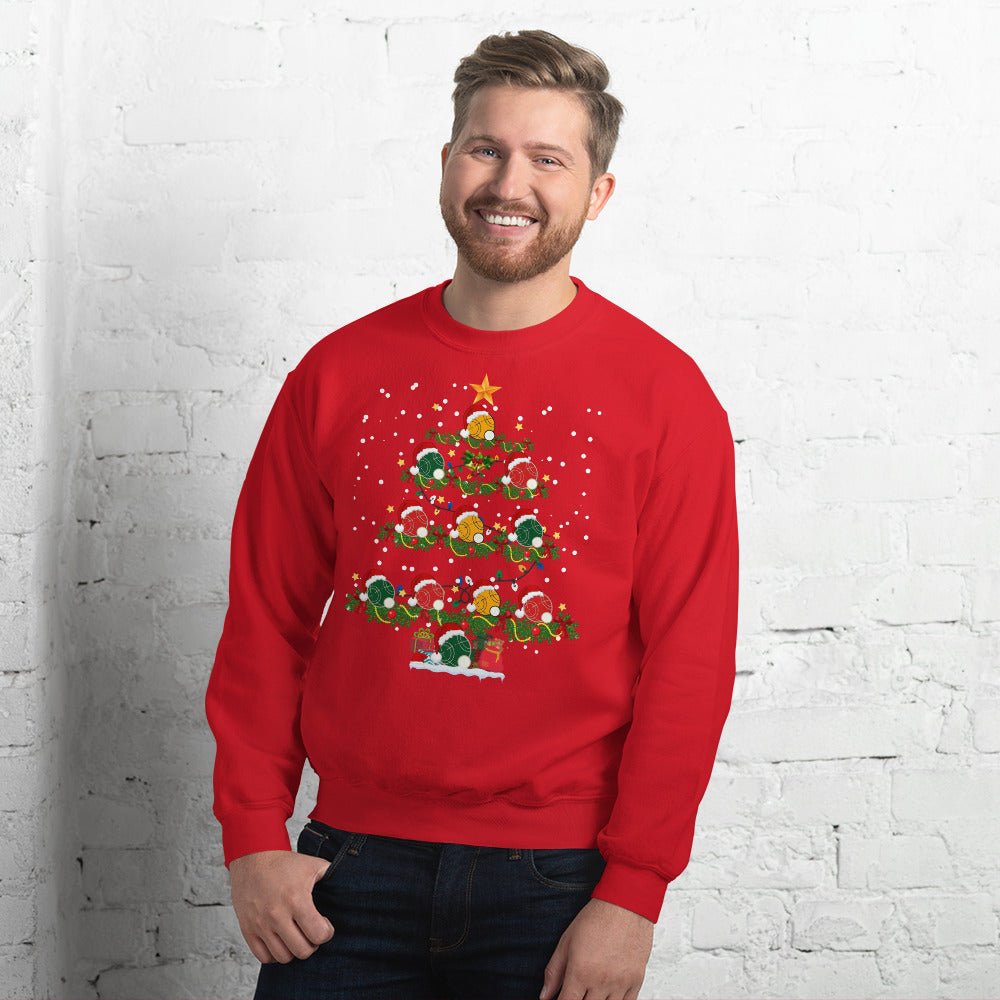 Bocce Christmas Tree Crewneck