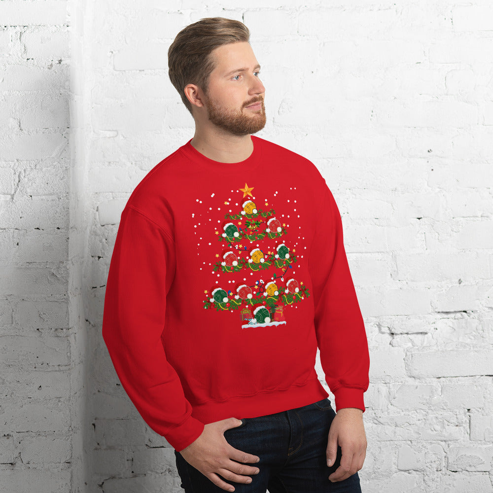 Bocce Christmas Tree Crewneck