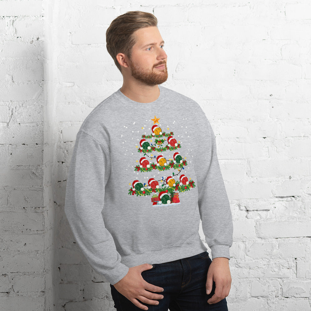 Bocce Christmas Tree Crewneck
