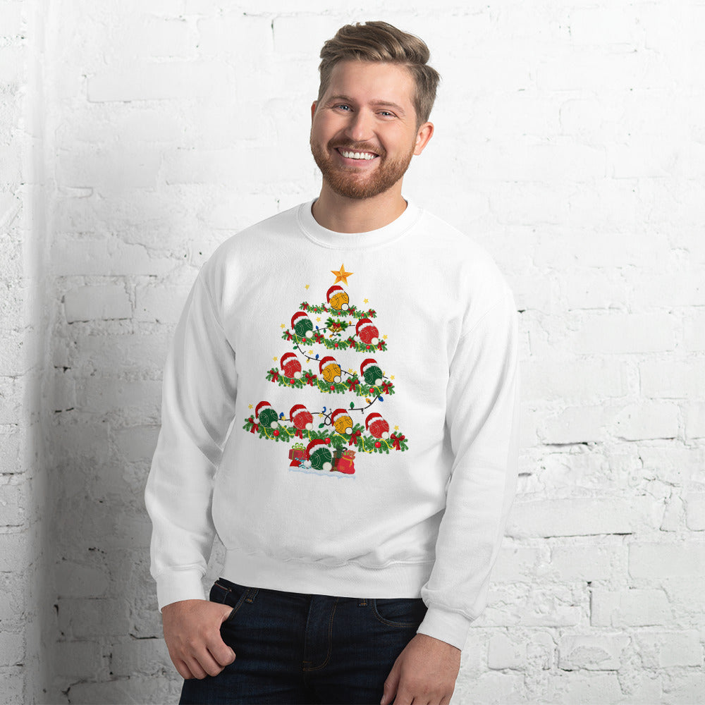 Bocce Christmas Tree Crewneck