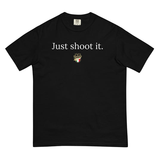 Just Shoot It - White Lettering