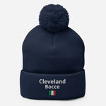 Load image into Gallery viewer, Cleveland Bocce Pom Beanie Hat

