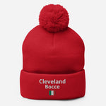 Load image into Gallery viewer, Cleveland Bocce Pom Beanie Hat
